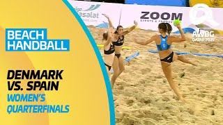 Beach Handball - Denmark vs Spain | Women's Quarterfinals | ANOC World Beach Games Qatar 2019 | Full