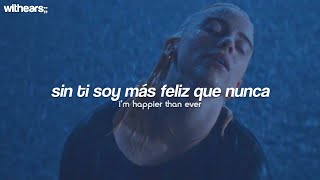 [ Billie Eilish ] - Happier Than Ever // Español + Lyrics + video oficial