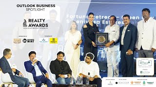 Fortune Retreat - Green City Sreenivasa Estates awarded the Outlook Business Spotlight Realty Awards