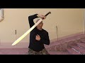 Владеене на меч Осмица нормален хват sword training eights sword spinning вращение меча