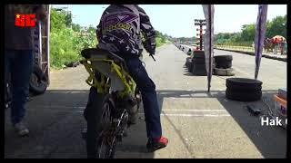 DRAG BIKE EKO KODOK SEMARANG #157 NINJA STD 2015 HD