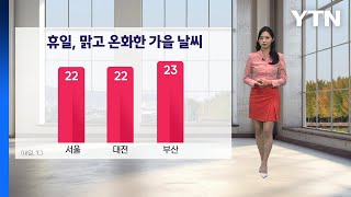 [날씨] 휴일 맑고 온화한 날씨...다음주부터 기온 '뚝' / YTN