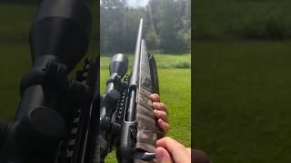 Savage arms 220 slug rifle. #gun #asmr #shorts #cabbage #savage