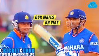 Dhoni Raina Fired Up Together | CSK Mates at their Best | INDvNZ 2009 !!