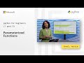 Parameterized Functions | Python for Beginners [31 of 44]