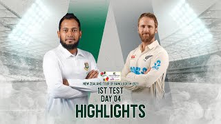 Bangladesh vs New Zealand Highlights | 1st Test | Day 4 | New Zealand Tour of Bangladesh 2023