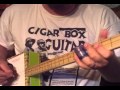 Pretty little 3-string riff for cigar box guitar - by Shane Speal - how to play cigar box guitar
