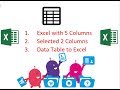 Using UiPath Selective Columns | One Sheet in Excel & Load to New Sheet | UiPath Learner