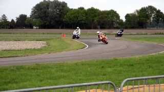 Super sport Motorcycle crash @ IRRC Hengelo ONK (385 Blaha Anders) SSP