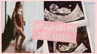 ZWANGER van ons DERDE KINDJE 💛 | Zwangerschapsaankondiging +  gender reveal | Wil \u0026 Tien