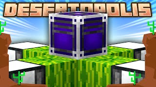 Minecraft Desertopolis | GROWTH ACCELERATORS \u0026 BIG JUICY MELONS! #10 [Modded Desert Survival]