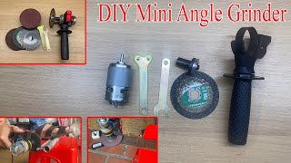 How To Make Angle Grinding FROM 775 DC Motor