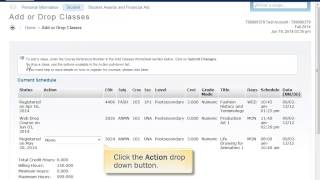 MyHumber: How to Drop or Withdraw from a Course