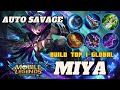 SAVAGE!! + TREPLE KILL!! miya the power of late game# mobile legend bangbang