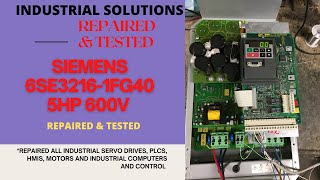 SIEMENS MIDI MASTER 6SE3216-1FG40 5HP 6.1A 600V ***REPAIRED \u0026 TESTED***