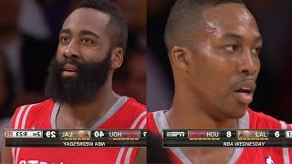 2014.02.19 - James Harden \u0026 Dwight Howard Full Combined Highlights at Lakers