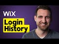 How to View Login History on Wix