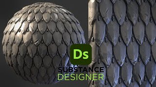 Stylized Metal Scales - Substance 3D Designer