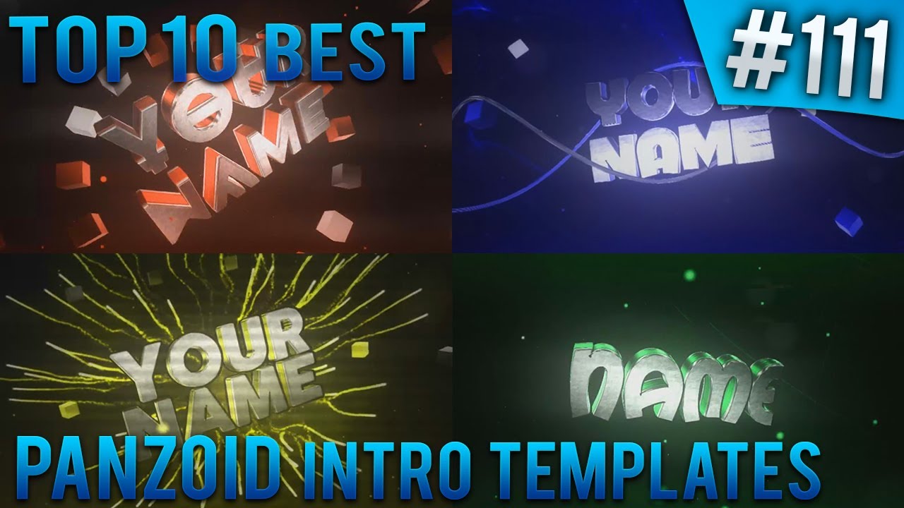 TOP 10 BEST Panzoid Intro Templates #111 (Free Download) - YouTube