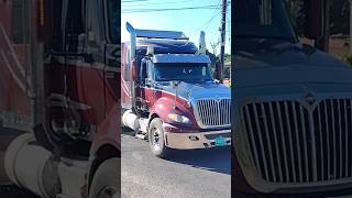 Jamaican truckers/international PROSTAR 14L Detroit 🇯🇲💯🔥#viral #shorts #fy #fypシ #fyp