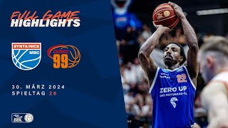 SYNTAINICS MBC vs. NINERS Chemnitz - Game Highlights