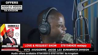 MUZIBE AKOZESSA COMPUTER LOVE REQUEST SHOW - EBIZIBU - NE DJJACOB OMUTUUZE 06 - DEC - 2020.....