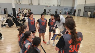 Sis-Hoops Elite 14u vs Strathem academy championship game, Thank you coach Jb.