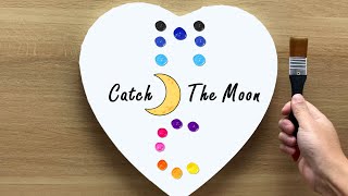 Catch The Moon / Acrylic Painting / WOW ART