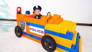 voiture de police lego pour enfants jeu de police