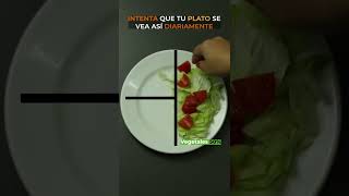 Conocías las proporciones ideales para tu plato? 50% hortalizas, 25% carbohidratos y 25% proteína