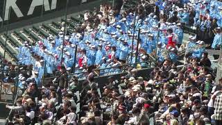 【センバツ】チャンス到来で素晴らしい応援をする光高校スタンド〜春の甲子園 山梨学院 対 光　2023年3月27日