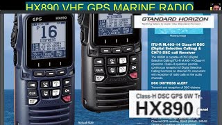 HX890 VHF GPS MARINE RADIO - (STANDARD HORIZON)