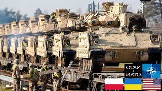 Abrams Tank Arrives in Poland: a live fire Demonstration near Ukraine