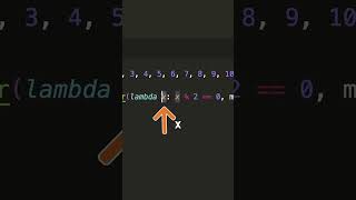 How to use the Lambda and Filter functions in python