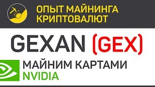 Gexan (GEX) майним картами Nvidia (algo phi2) | Выпуск 225 | Опыт майнинга криптовалют