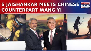 External Affairs Minister S Jaishankar Meets Chinese Counterpart Wang Yi On Sidelines Of G20