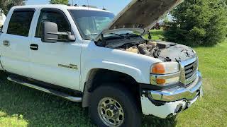 2003 GMC Sierra 2500 HD Duramax, 6.6L Diesel, 245K Miles, In Running Condition