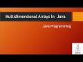 Java Multidimensional Array ||  Multidimensional Array in java || java array || array in java