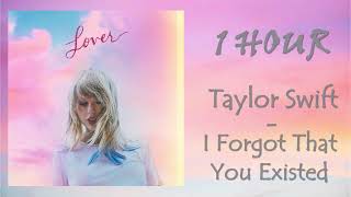 1 HOUR TAYLOR SWIFT – I FORGOT THAT YOU EXISTED