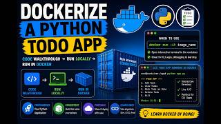 Dockerize a Python App from Scratch — Build, Run & Understand docker run -it