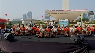 Performance Tari Ratoeh Jaroe SMPN 19 Monas Jakarta