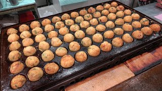 大阪のたこ焼き　プロが焼くたこ焼き(くくるハナタコ)　Delicious Takoyaki of Shin-Osaka　新大阪的美味章鱼烧烤