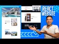 Make a React Website with Animations - Responsive React Project Real Estate Design