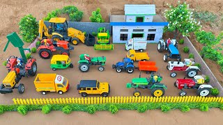 Mini tractor trolley parking to another place | Arjun novo tractor | jcb tractor video | jcb video |