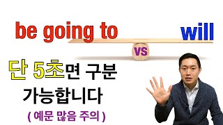 #6-5(1) 단 5초만 투자하시면 will 과 be going to 를 구분지어 사용하실 수 있습니다. #미래형 # 영어식 사고 # 원어민 영어 #영어문법 #영어회화