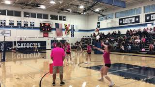 10.14.2021 #1 Catoctin HS vs Linganore HS, Set 1