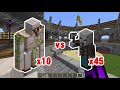 minecraft獸鬥競技場 鐵巨人 vs 衛道士 最強小兵上陣