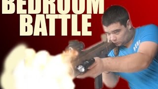 BEDROOM BATTLE!!! Action Short