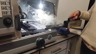 Brillant 220 cutter with Filtermist extraction - Smoke test