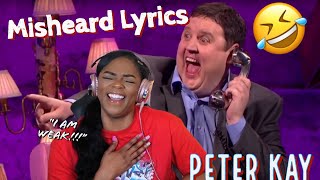 He is hilarious! First time ever seeing Peter Kay "Misheard Lyrics" Reaction | ImStillAsia